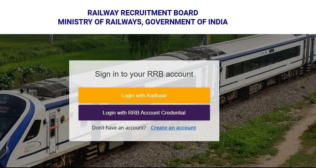 ভারতীয় রেল বিভাগে আবেদন ছলছে